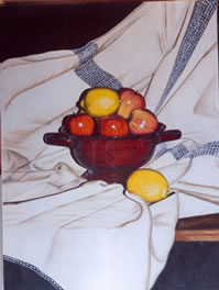 Margarita Bonilla Stremel, Colador con manzanas y limones